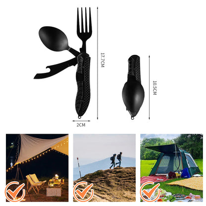 4-In-1 Outdoor Folding Multifunctional Tableware
