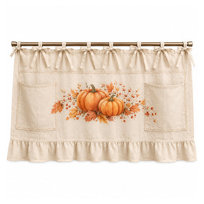 ☀️Oven Skirt Curtain with Pockets – Decorative, Storage‑friendly, Durable ✨