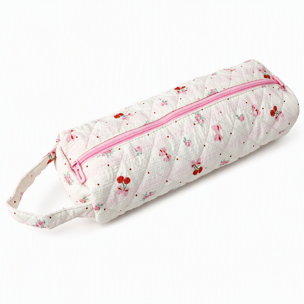 ⏳🔥LIMITED-TIME 50% OFF! ⏰Portable Quilted Travel Storage Bag with Handle for Hair Dryer Curling Iron and Hair Straightener🐆
