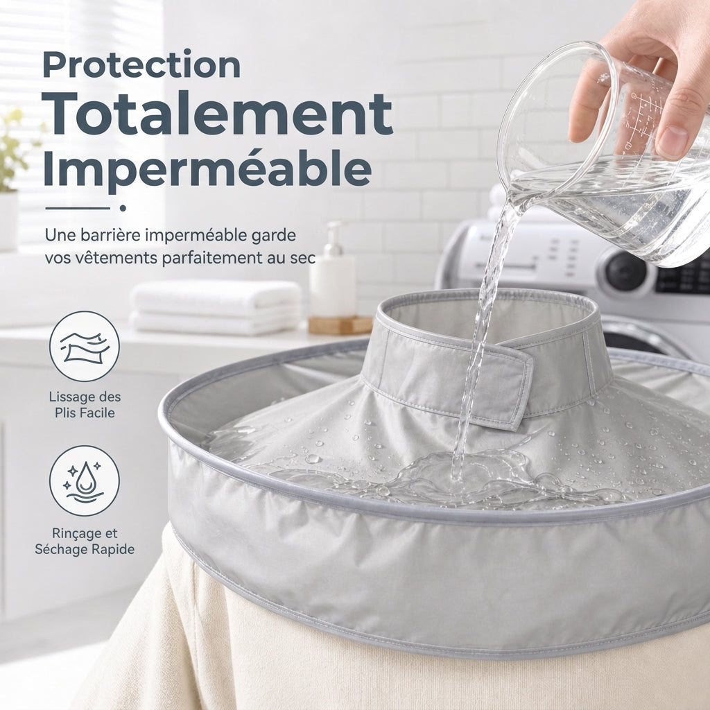 ⏳Limited-time 47%off⏰ Hair Cutting Cape with Catcher – Built-In Groove Traps Clippings, No Mess on Clothes or Floors | Perfect for Home Haircuts🏆✂️