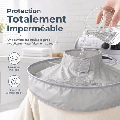 ⏳Limited-time 47%off⏰ Hair Cutting Cape with Catcher – Built-In Groove Traps Clippings, No Mess on Clothes or Floors | Perfect for Home Haircuts🏆✂️